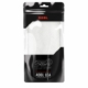 A white microfiber cloth (the ADBL Lea) in clear packaging.